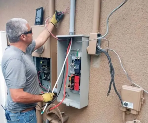 Electrician Fixing Wiring