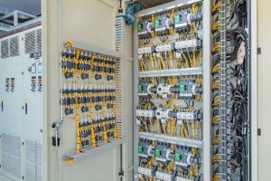 Electric control panel enclosure for power