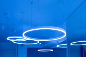 LED lights inside a house