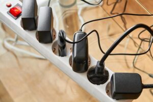 overloaded power strip