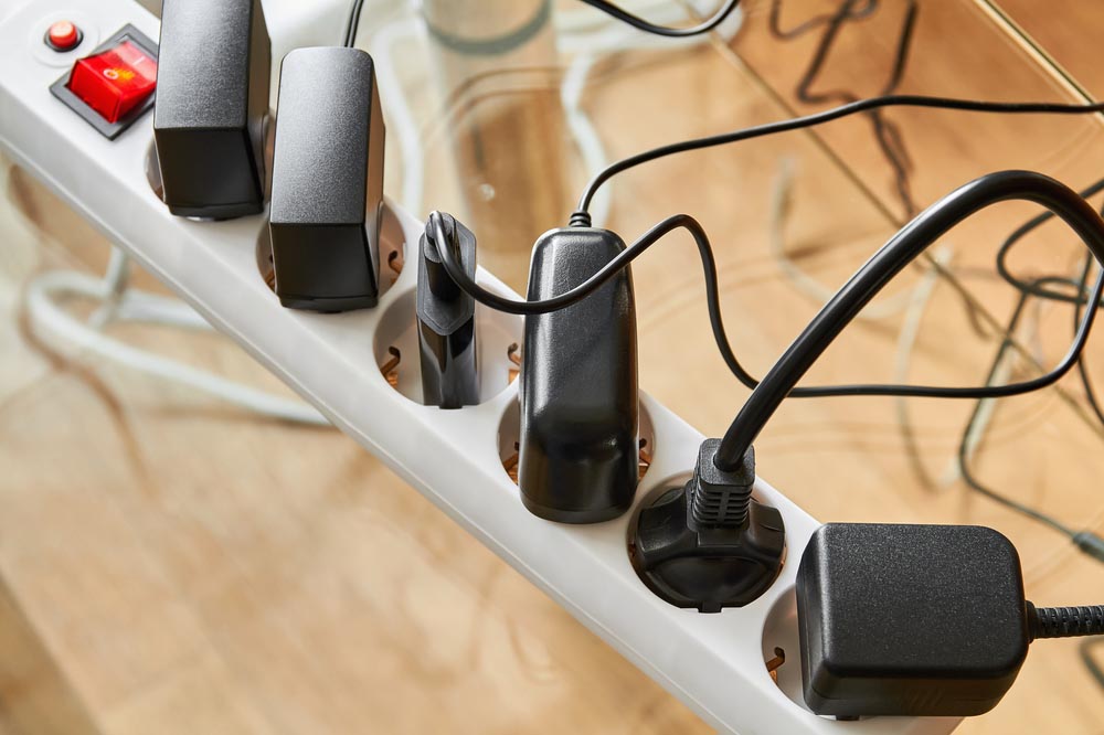 overloaded power strip overloaded power strip