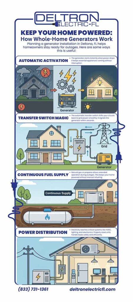 Keep Your Home Powered: How Whole Home Generator Works