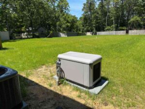 standby and portable generators side-by-side