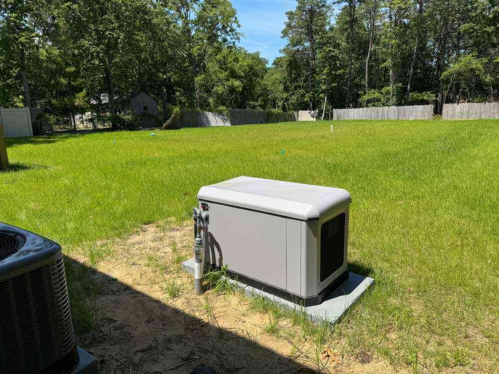 standby and portable generators side-by-side